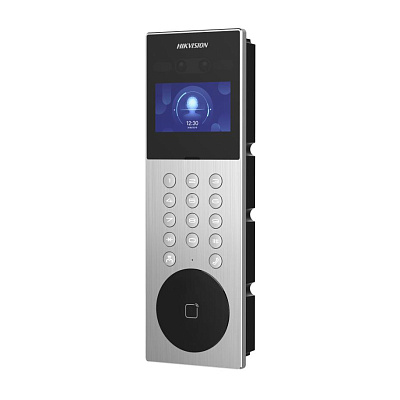 картинка Hikvision DS-KD9203-ME6 многоабонентская вызывная IP панель с биометрическим считывателем от компании Intant